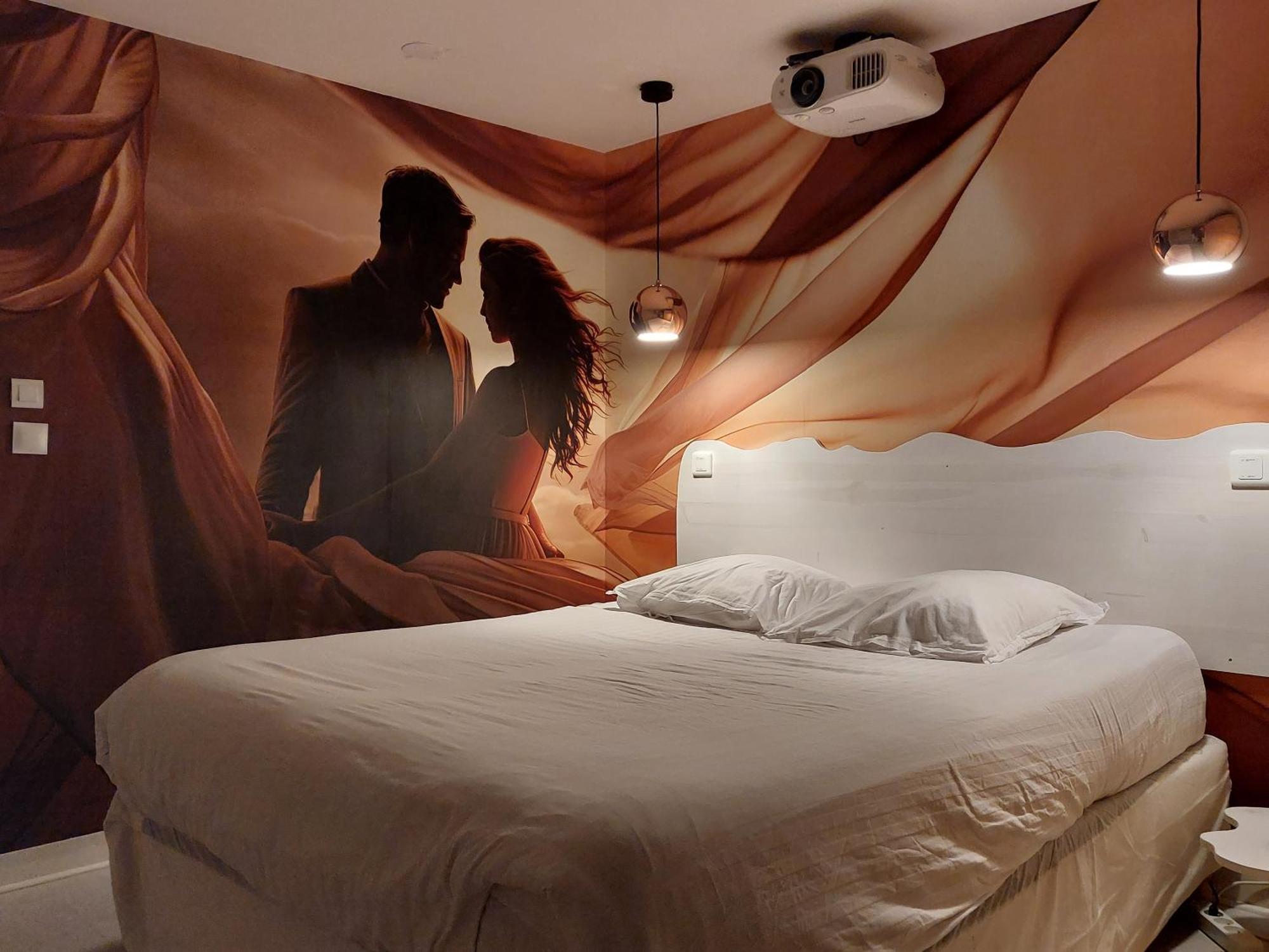 Love Room White - Les Delices Rooms Angers Luaran gambar